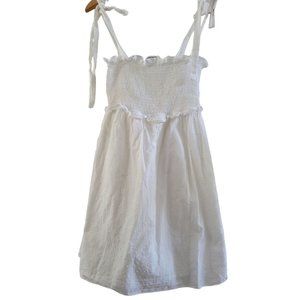 Reformation White Mini Dress